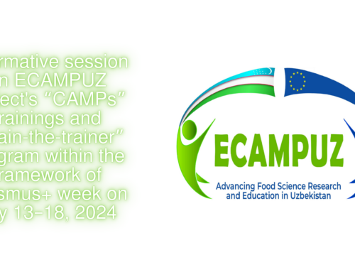 Informative session on ECAMPUZ project’s “CAMPs” trainings and “Train-the-trainer” program within the framework of Erasmus+ week on May 13–18, 2024